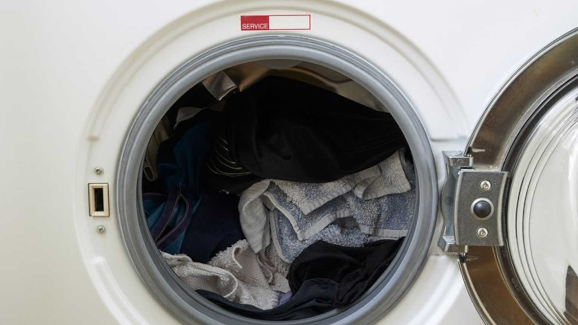 What should you never put in a washing machine
